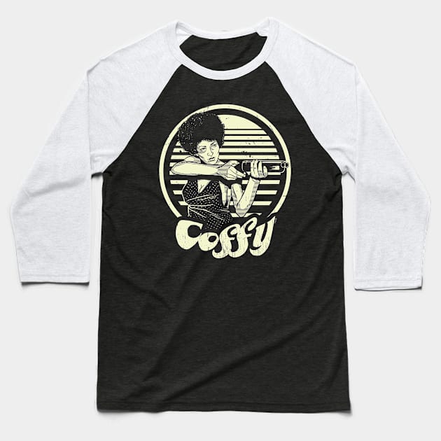 Coffy Baseball T-Shirt by ObiPatricKenobi